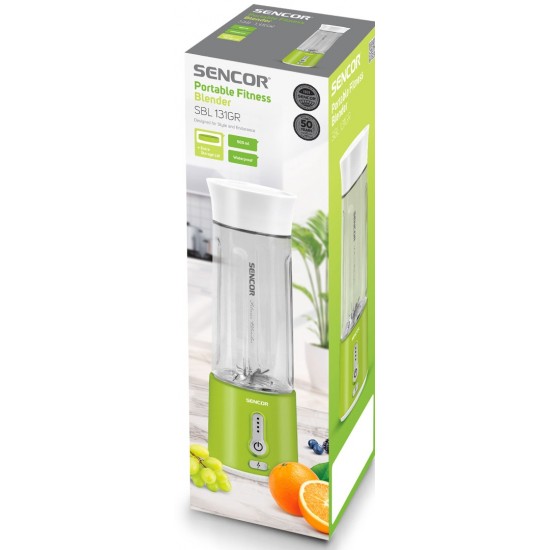 SENCOR SBL 131GR 500ml 150W Portable GREEN