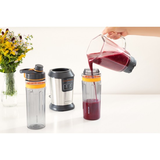 SENCOR SBL 7550SS 600/900ml 800W Automatic Smoothie Maker Set
