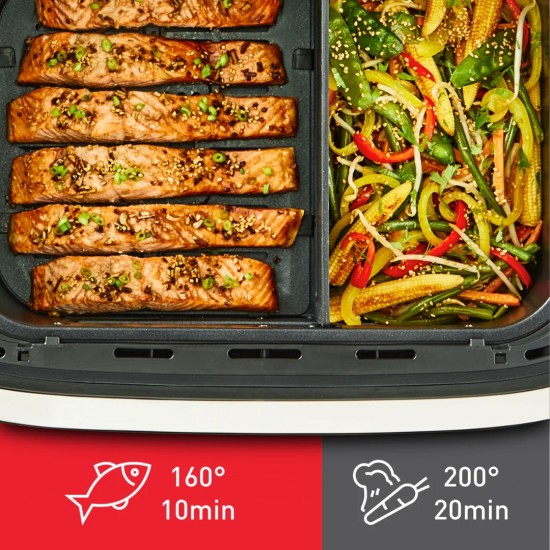 TEFAL EY922D Dual Easy Fry Flex 9L